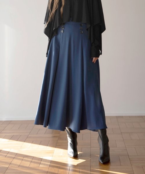 MIELI INVARIANT(ミエリ インヴァリアント)/Waltz Button Circular Skirt/img20