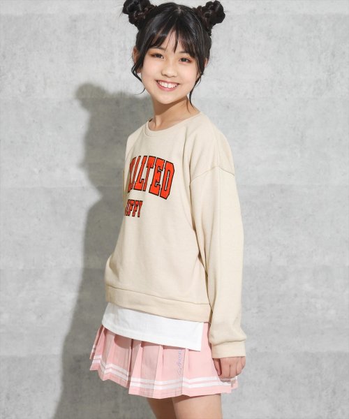 ANAP KIDS(アナップキッズ)/レイヤード風ミニ裏毛トップス/img03