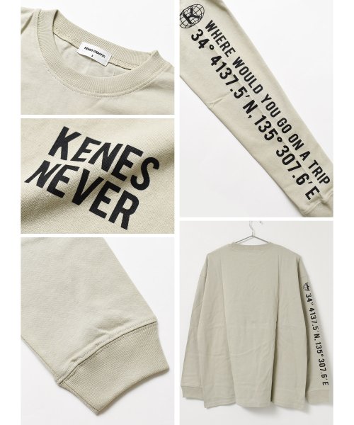 KENES GRAFFITI(ケネスグラフィティ)/袖プリントロングTシャツ/img11