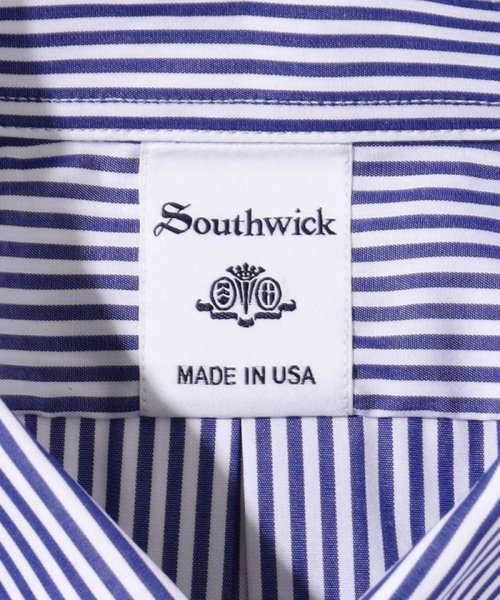 SHIPS MEN(シップス　メン)/Southwick: ストライプ プルオーバー ボタンダウンシャツ S/S/img06