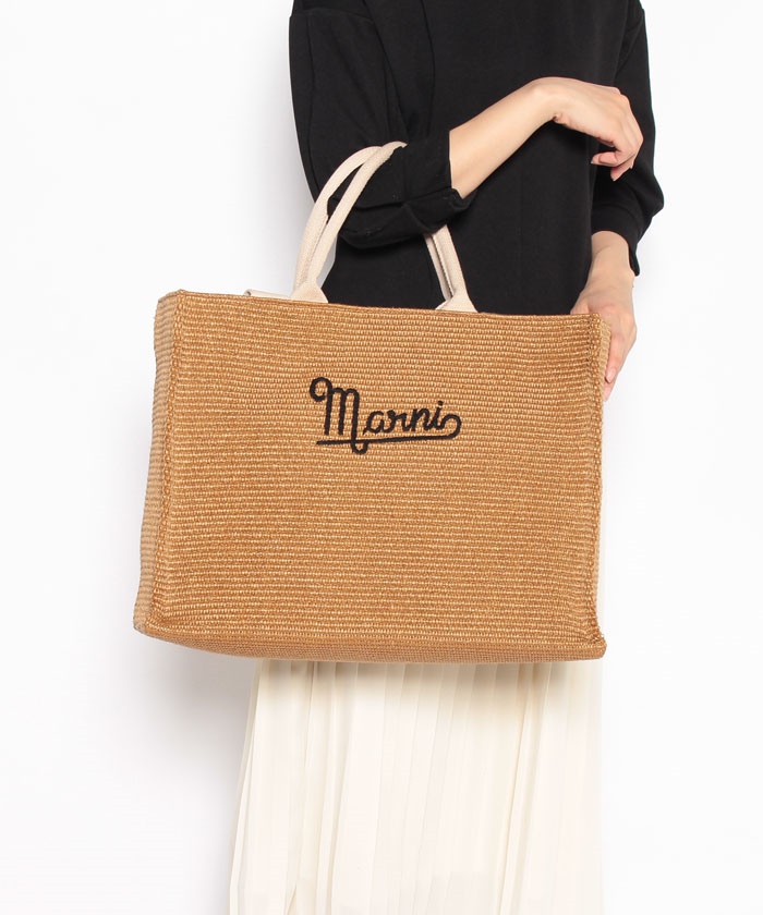 【MARNI】マル二 トートバッグ SHMQ0034U0 P3860 SUMMER SHOPPING BAG