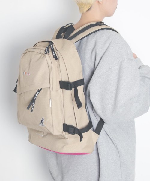 MAISON mou(メゾンムー)/【KANGOL/カンゴール】DAYPACK MULTI LOGO/ロゴバック/img01