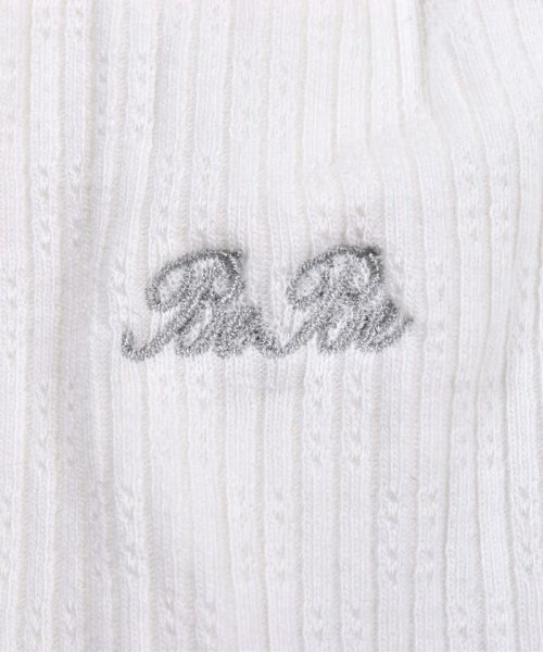 BeBe(ベベ)/フラワー レース 襟 裾 メロウ Tシャツ (90~150cm)/img04