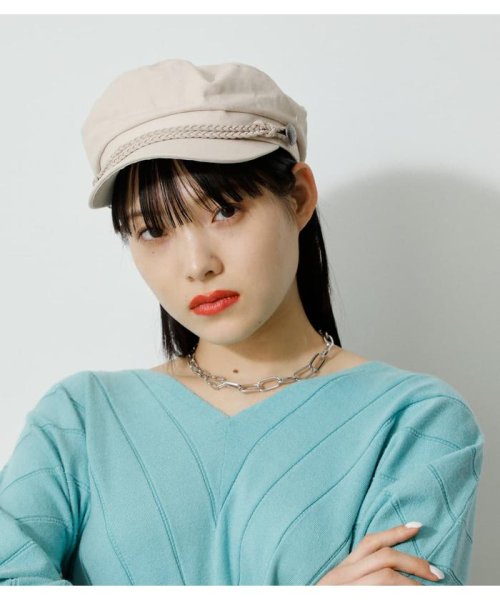 AZUL by moussy(アズールバイマウジー)/TWIST LOOP MARIN CASQUETTE/img06