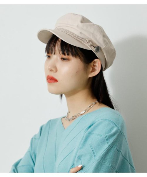 AZUL by moussy(アズールバイマウジー)/TWIST LOOP MARIN CASQUETTE/img07