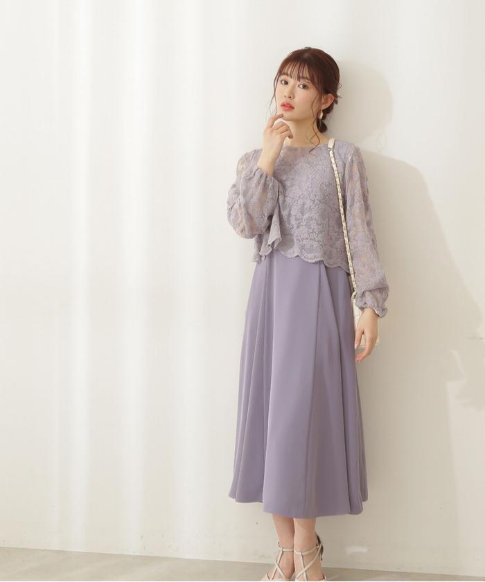 けについて Lou Lou Fee レースロングドレス Proportion Body Dressing プロポーションボディドレッシング ワンピース ワンピースその他 ネイビー グレー Rakuten Fashion Proportion Body Dressing いただきま