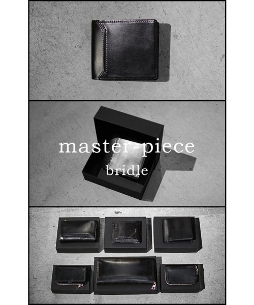 master piece(マスターピース)/マスターピース 財布 二つ折り財布 メンズ ブライドル レザー 本革 日本製 master－piece bridle 04232/img17