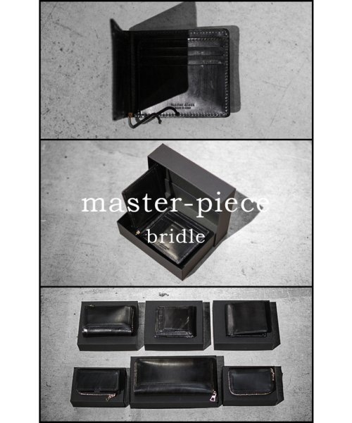 master piece(マスターピース)/マスターピース 財布 マネークリップ 小銭入れ付き カード メンズ ブライドル レザー 本革 日本製 master－piece bridle 04233/img16