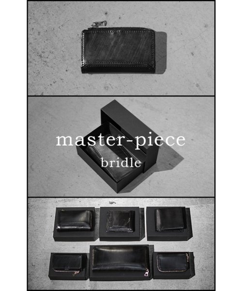 master piece(マスターピース)/マスターピース キーケース L字ファスナー メンズ ブライドル レザー 本革 日本製 小銭入れ付き master－piece bridle 04235/img16