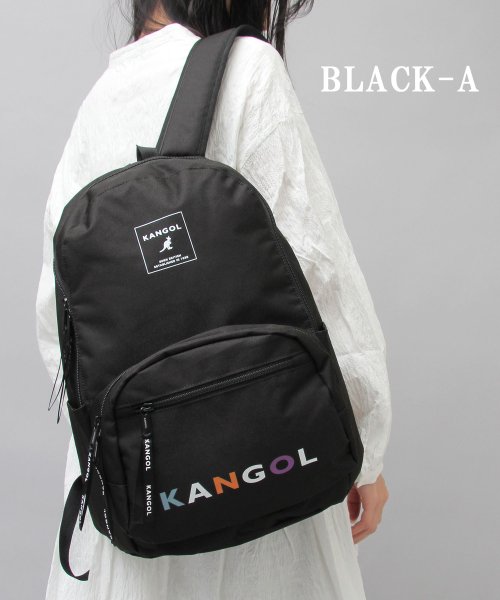 KANGOL(KANGOL)/KANGOL カンゴール ロゴプリント デイパック バックパック リュック A4収納 通勤 通学 学生 大人 アウトドア 旅行/img18