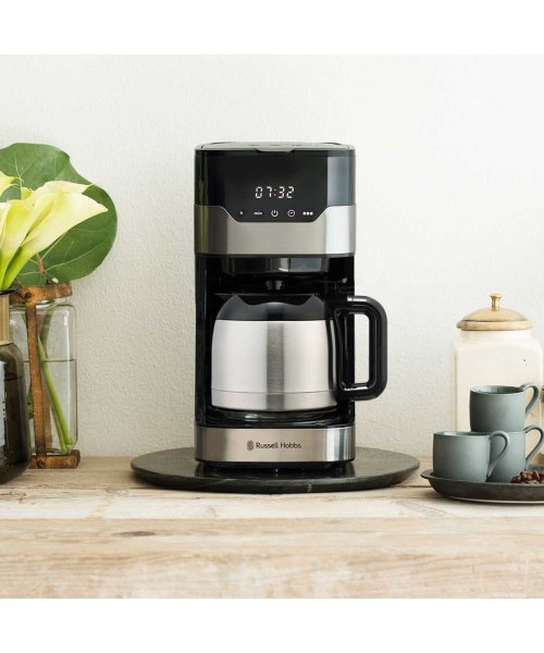 【日本正規品】ラッセルホブス コーヒーメーカー Russell Hobbs グランドリップ8カップ ステンレス コーヒー 保温 7653JP さらに