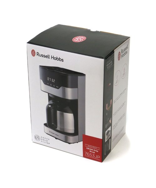 【日本正規品】ラッセルホブス コーヒーメーカー Russell Hobbs グランドリップ8カップ ステンレス コーヒー 保温 7653JP さらに