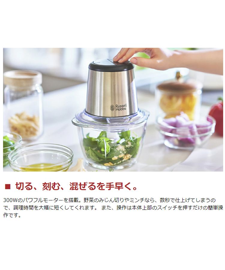 日本正規品】ラッセルホブス ミニチョッパー Russell Hobbs ４ブレード