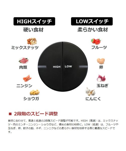 Russell Hobbs(ラッセルホブス)/【日本正規品】ラッセルホブス ミニチョッパー Russell Hobbs ４ブレードミニチョッパー 0.5L 500ml フードプロセッサー 7820JP/img03