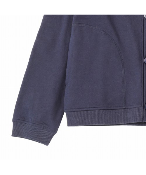 MAC HOUSE(kid's)(マックハウス（キッズ）)/［フルフルカラフルシリーズ］NAVY ネイビー ミニ裏毛カーディガン 22254802/img02