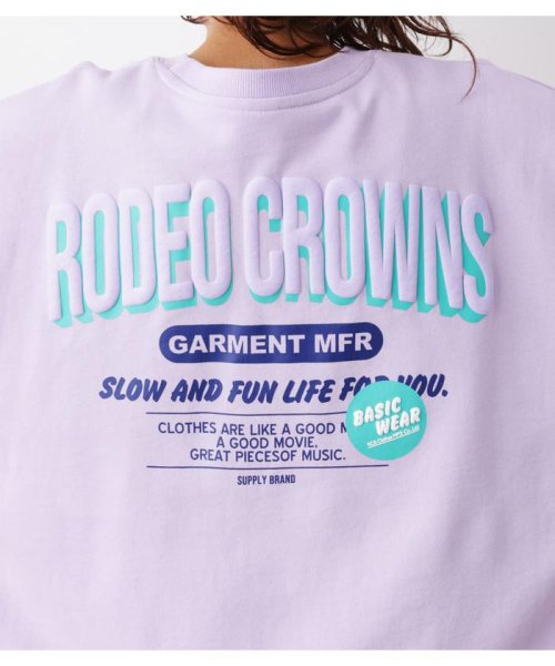 RODEO CROWNS WIDE BOWL(ロデオクラウンズワイドボウル)/Bump Logo スウェットワンピース/img12