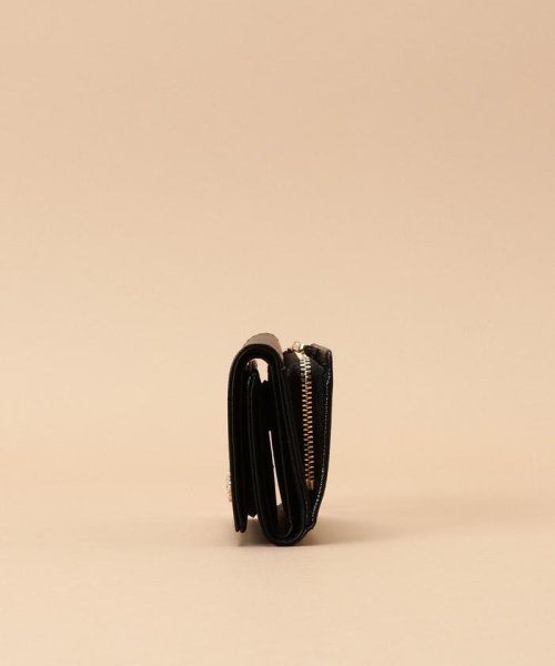 ラメレザービジュー ミニ財布 