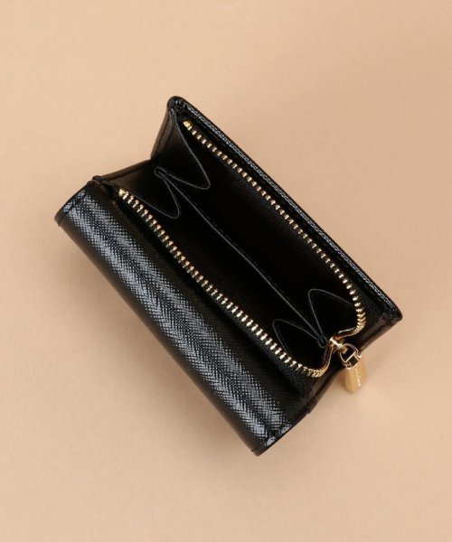 ラメレザービジュー ミニ財布 