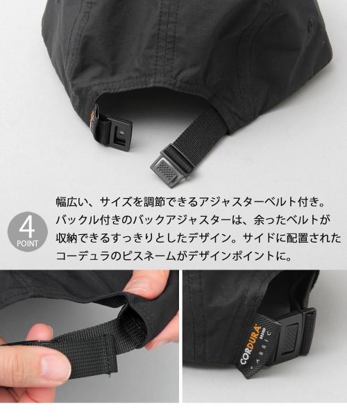 Besiquenti(ベーシックエンチ)/コーデュラコットン キャンプキャップ ジェットキャップ 日本製CORDURA 帽子 メンズ カジュアル/img05