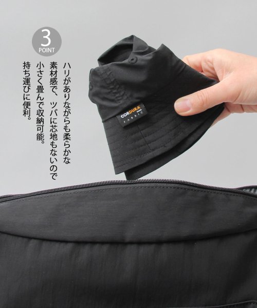 Besiquenti(ベーシックエンチ)/コーデュラコットン バケットハット 深め 日本製CORDURA 帽子 メンズ カジュアル/img06