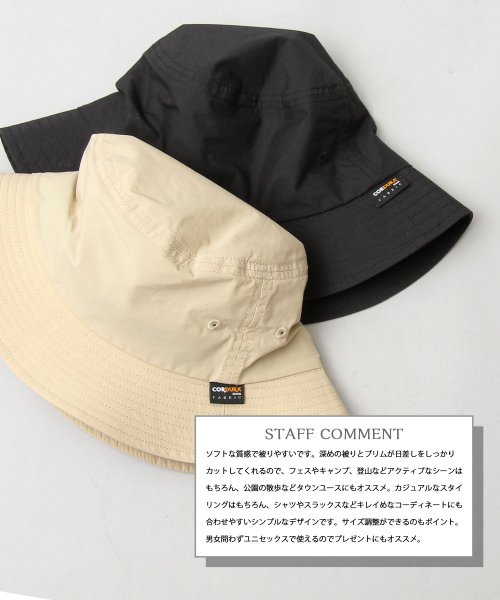 Besiquenti(ベーシックエンチ)/コーデュラコットン バケットハット 深め 日本製CORDURA 帽子 メンズ カジュアル/img13