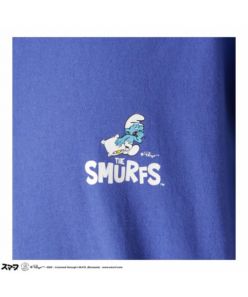 MAC HOUSE(men)(マックハウス（メンズ）)/Smurf スマーフ プリントロングスリーブTシャツ 2315024－Z/img11