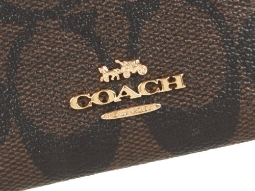 COACH(コーチ)/Coach コーチ SHAPED CARD CASE IN SIGNATURE/img04