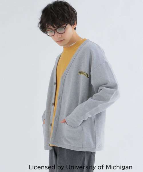 SHIPS any MEN(シップス　エニィ　メン)/【WEB限定/SHIPS any別注】WIFFLE: University スウェット カレッジ ロゴ カーディガン◇/img32