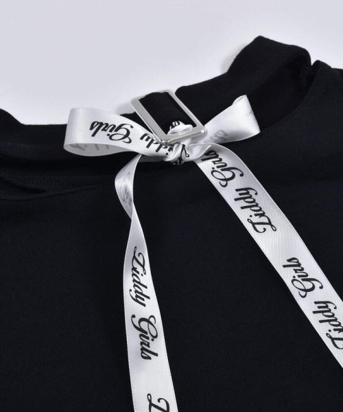 ZIDDY(ジディー)/ZIDDY リボン付き ネックカット 長袖 Tシャツ(130~160cm)/img11