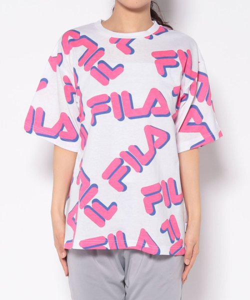 FILA（Casual）(フィラ（カジュアル）)/FILA総柄Tシャツ/img01