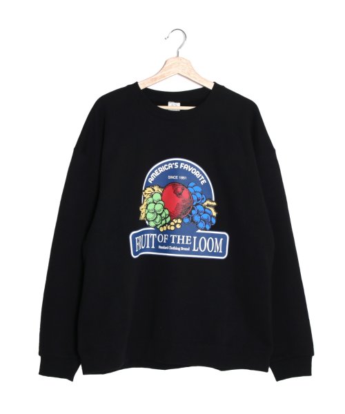 MAISON mou(メゾンムー)/【FRUIT OF THE LOOM/フルーツオブザルーム】heavy onz over size logo sweat/別注ヘビーウェイトオーバーサイズスウェ/img04