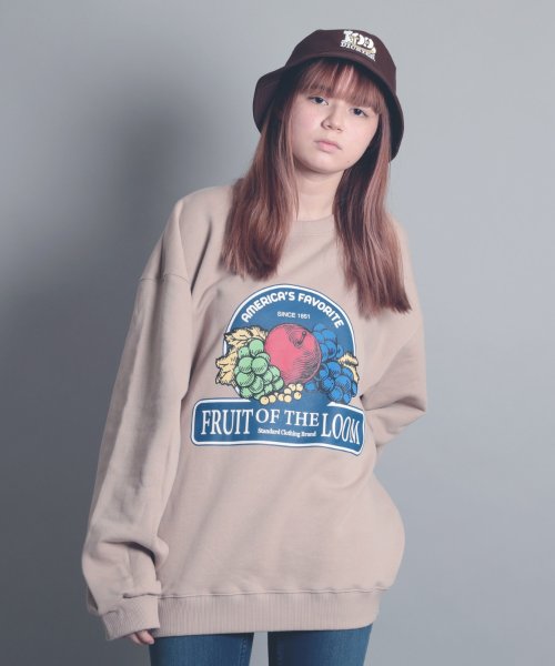 MAISON mou(メゾンムー)/【FRUIT OF THE LOOM/フルーツオブザルーム】heavy onz over size logo sweat/別注ヘビーウェイトオーバーサイズスウェ/img11