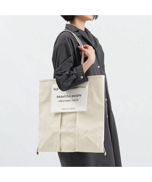 beautiful people(ビューティフルピープル)/ビューティフルピープル トートバッグ beautiful people lining logo pocket tote bag 611968/img08