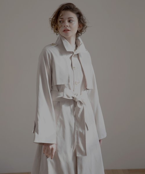 MIELI INVARIANT(ミエリ インヴァリアント)/Soutien Collar Tuck Coat/img50