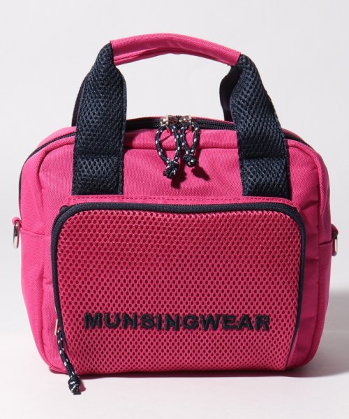 Munsingwear(マンシングウェア)/『Goods』異素材MIXショルダー付カートバッグ(幅22cm×高さ18cm×奥行9cm)【アウトレット】/img05