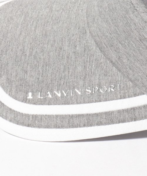 LANVIN SPORT(ランバン スポール)/切替ライングログランリボンバイザー【UV】【アウトレット】/img13