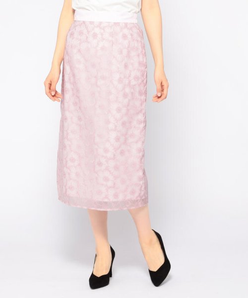 MISCH MASCH(ミッシュマッシュ)/オーガンジー刺繍スカート/img11