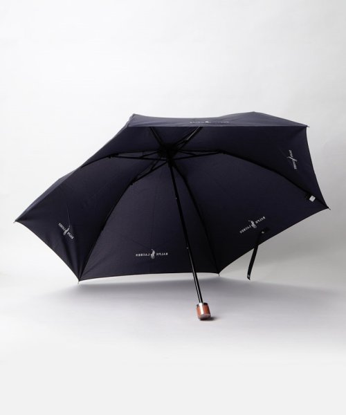 POLO RALPH LAUREN(umbrella)(ポロラルフローレン（傘）)/折りたたみ傘　”無地 ロゴ”/img01