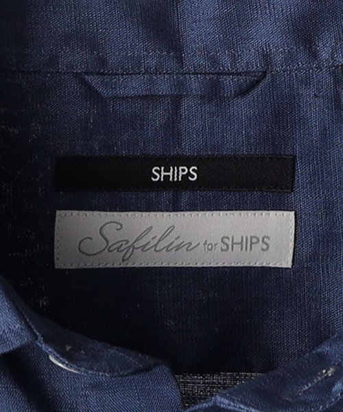 SHIPS MEN(シップス　メン)/SHIPS: SOLOTEX(R) サフィラン リネン ハイブリッド レギュラーカラーシャツ 22SS/img46