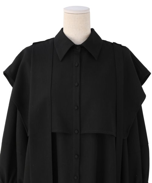 MIELI INVARIANT(ミエリ インヴァリアント)/Panel Layer Shirt Dress/img22