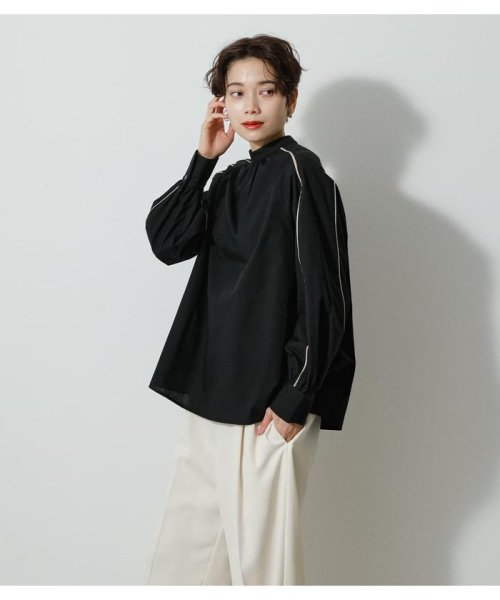 AZUL by moussy(アズールバイマウジー)/PIPING DESIGN BLOUSE/img10