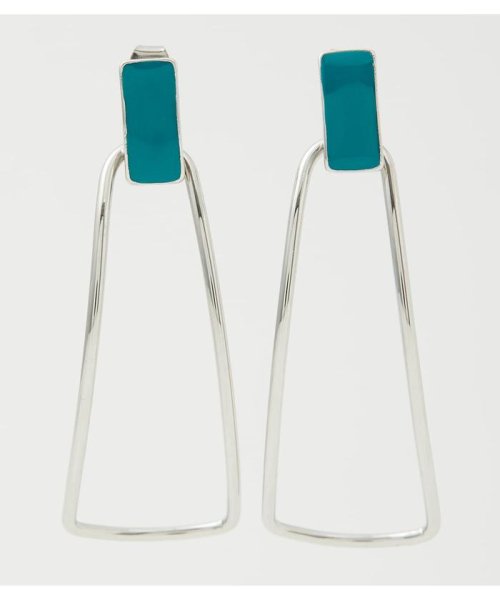 AZUL by moussy(アズールバイマウジー)/EPO SQUARE METAL EARRINGS/img01