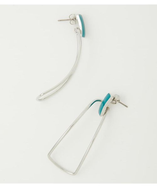 AZUL by moussy(アズールバイマウジー)/EPO SQUARE METAL EARRINGS/img02
