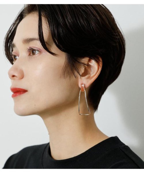 AZUL by moussy(アズールバイマウジー)/EPO SQUARE METAL EARRINGS/img12