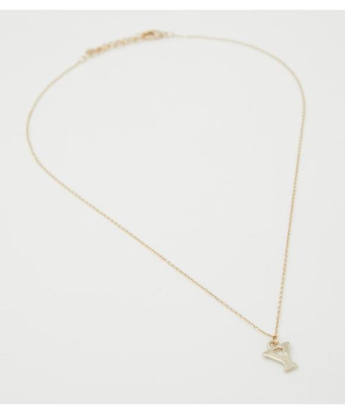 AZUL by moussy(アズールバイマウジー)/INITIAL GOLD NECKLACE/img13