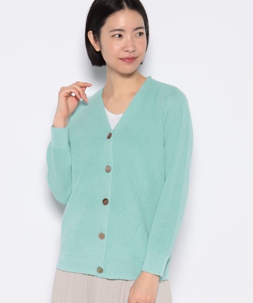 Vネックニットカーディガン 