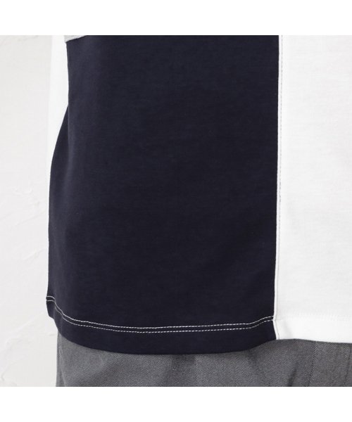 MAC HOUSE(men)(マックハウス（メンズ）)/URBAN COLLECTION アーバンコレクション ポンチ素材 切替Tシャツ MC22－145－11S/img06