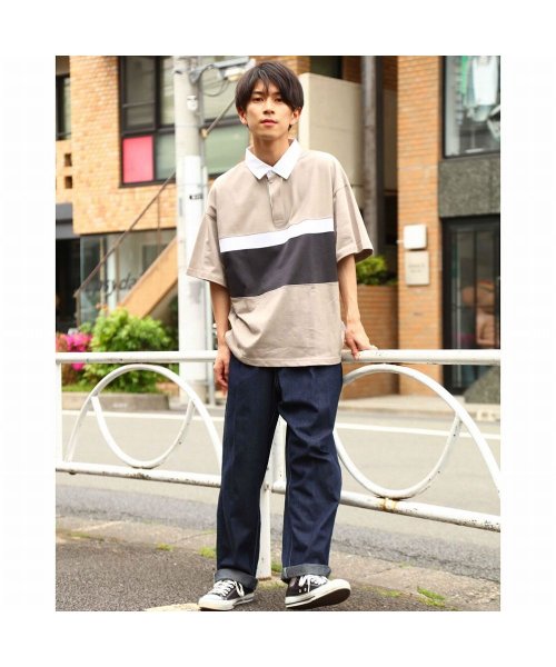 MAC HOUSE(men)(マックハウス（メンズ）)/NAVY ネイビー 麻混デニムイージーパンツ NV－M004/img04