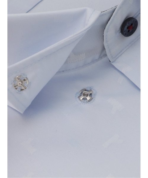 TAKA-Q(タカキュー)/形態安定 スタンダードフィット ショートスナップダウン 長袖 シャツ メンズ ワイシャツ ビジネス yシャツ 速乾 ノーアイロン 形態安定/img02