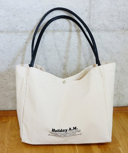 Holiday A.M.(ホリデーエーエム)/バッグ トートバッグ トート レディース メンズ エコバッグ キャンバス 帆布 HolidayA.M./img16